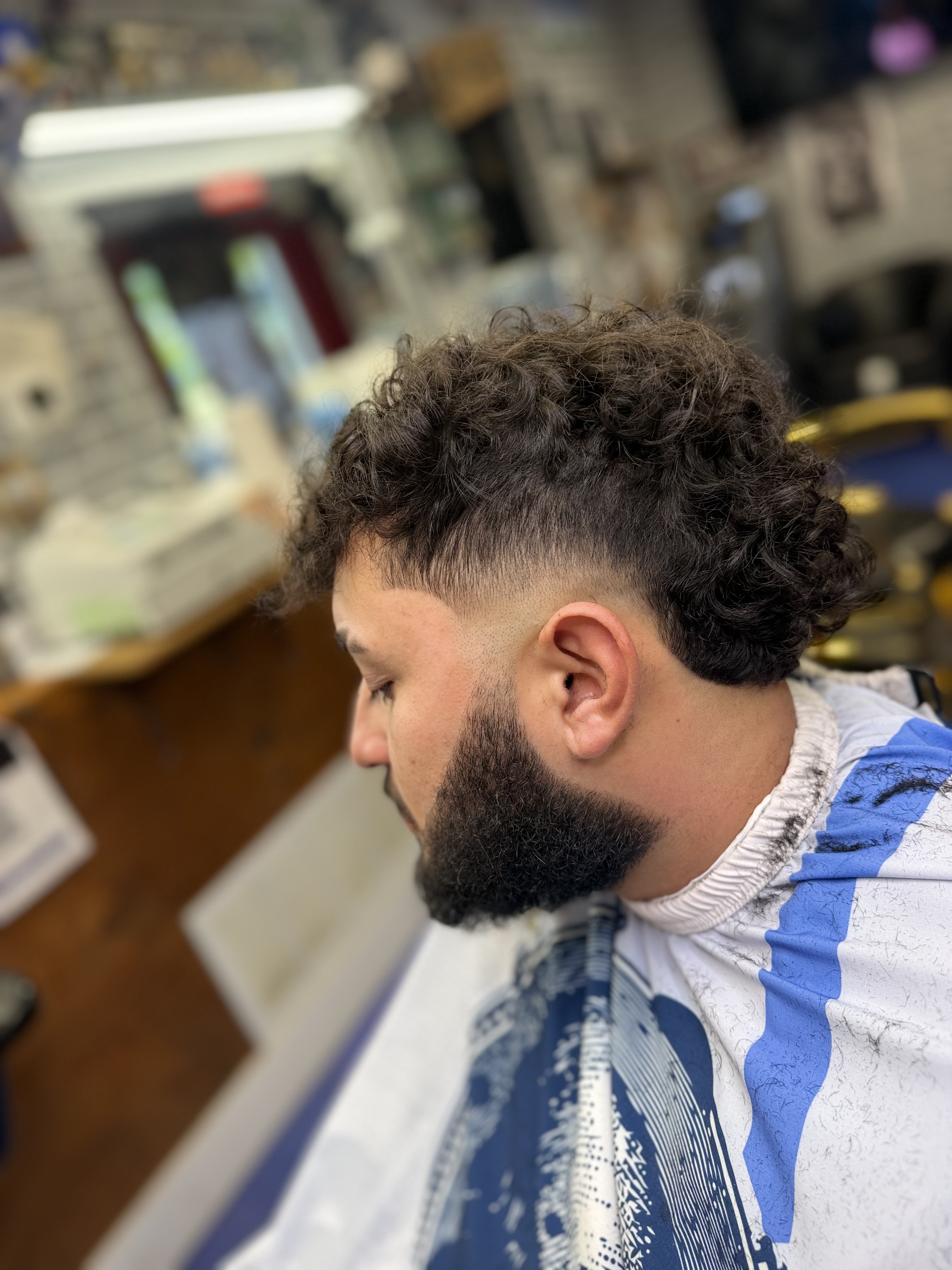 Classic side part
